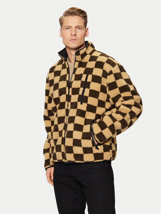 Флисовая куртка стандартного кроя Solid, бежевый
Флисовая куртка стандартного кроя Solid, бежевый