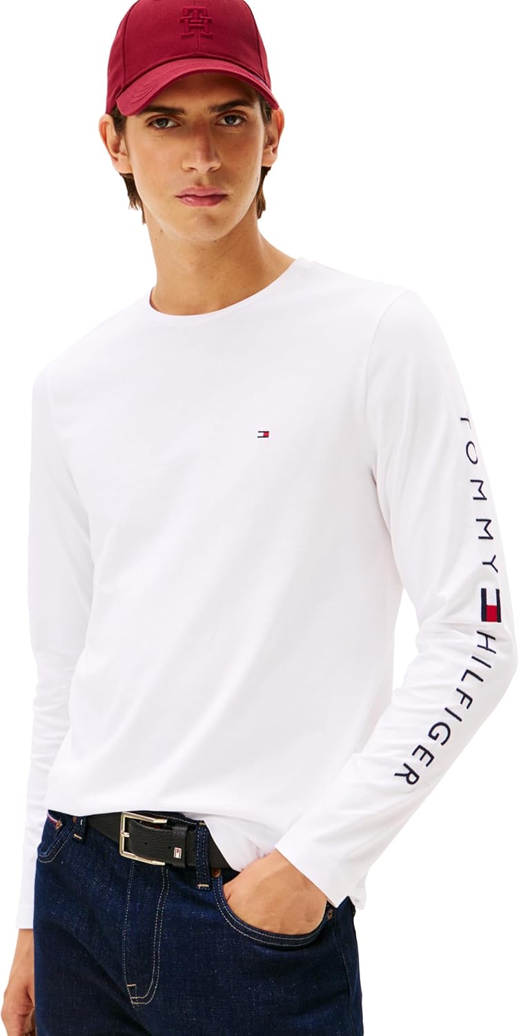 Мужские хлопковые футболки Tommy Hilfiger с длинным рукавом и вышитым логотипом, White
Мужские хлопковые футболки Tommy Hilfiger с длинным рукавом и вышитым логотипом, White