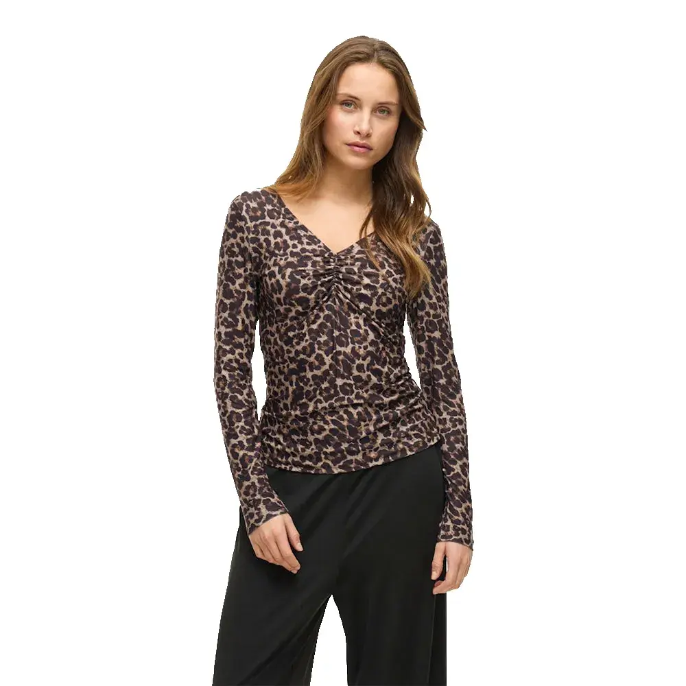 Футболка Vila Leoa Long Sleeve V Neck, коричневый
Футболка Vila Leoa Long Sleeve V Neck, коричневый