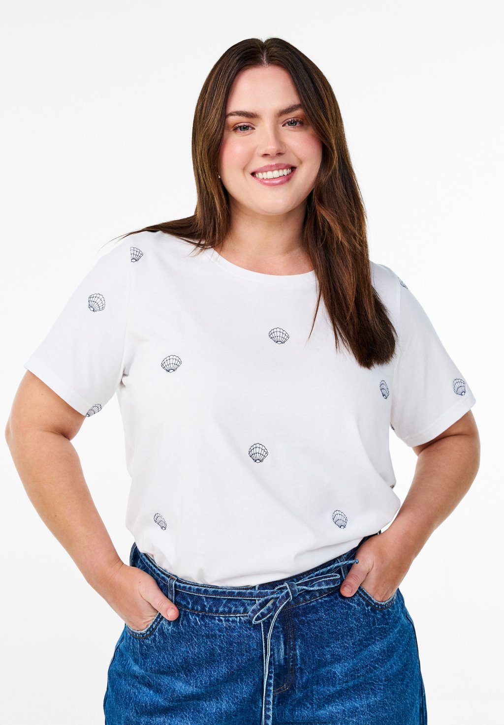 Футболка с принтом MIT AUFGESTICKTEN Zizzi, белый
Футболка с принтом MIT AUFGESTICKTEN Zizzi, белый