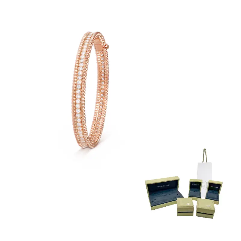 Van Cleef & Arpels Браслет из розового золота 18 карат для женщин
Van Cleef & Arpels Браслет из розового золота 18 карат для женщин