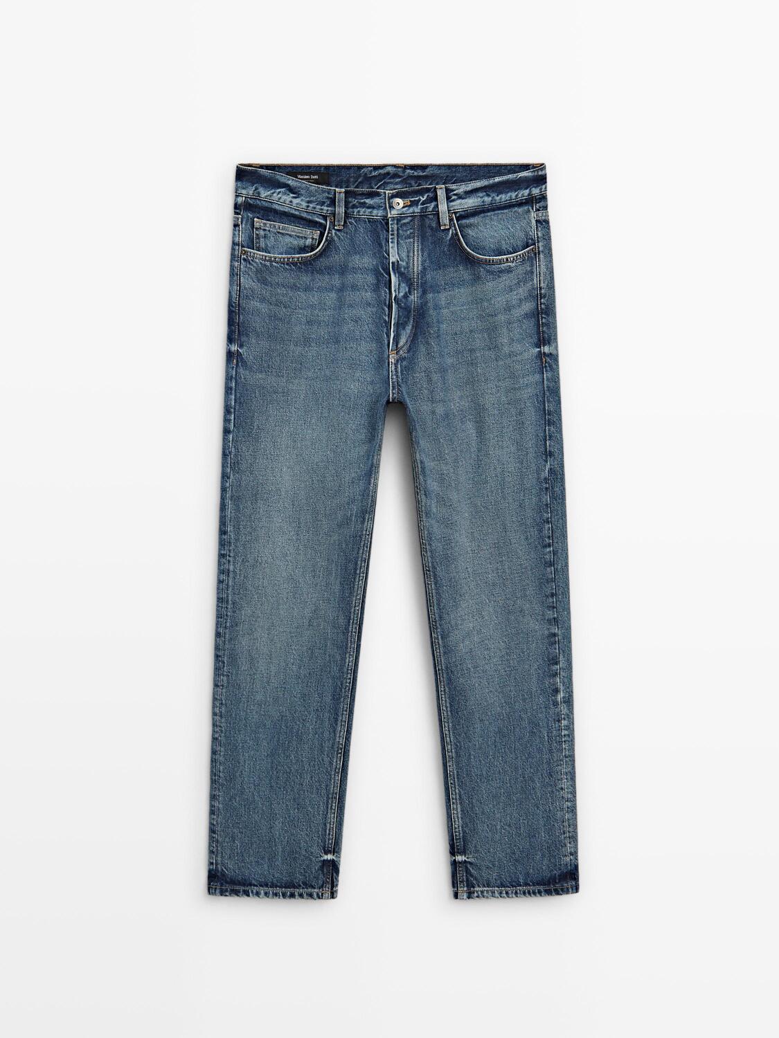 Джинсы прямого кроя Massimo Dutti, темно-синий
Джинсы прямого кроя Massimo Dutti, темно-синий