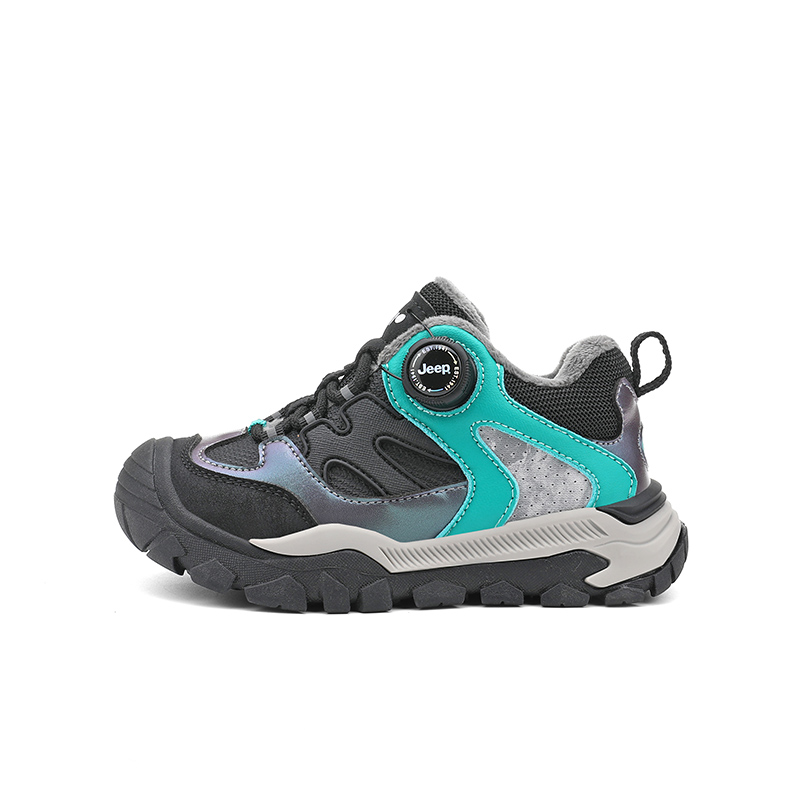 Низкие детские повседневные кроссовки Peacock Green/Obsidian Black Kids' Jeep с флисовой подкладкой 
Низкие детские повседневные кроссовки Peacock Green/Obsidian Black Kids' Jeep с флисовой подкладкой