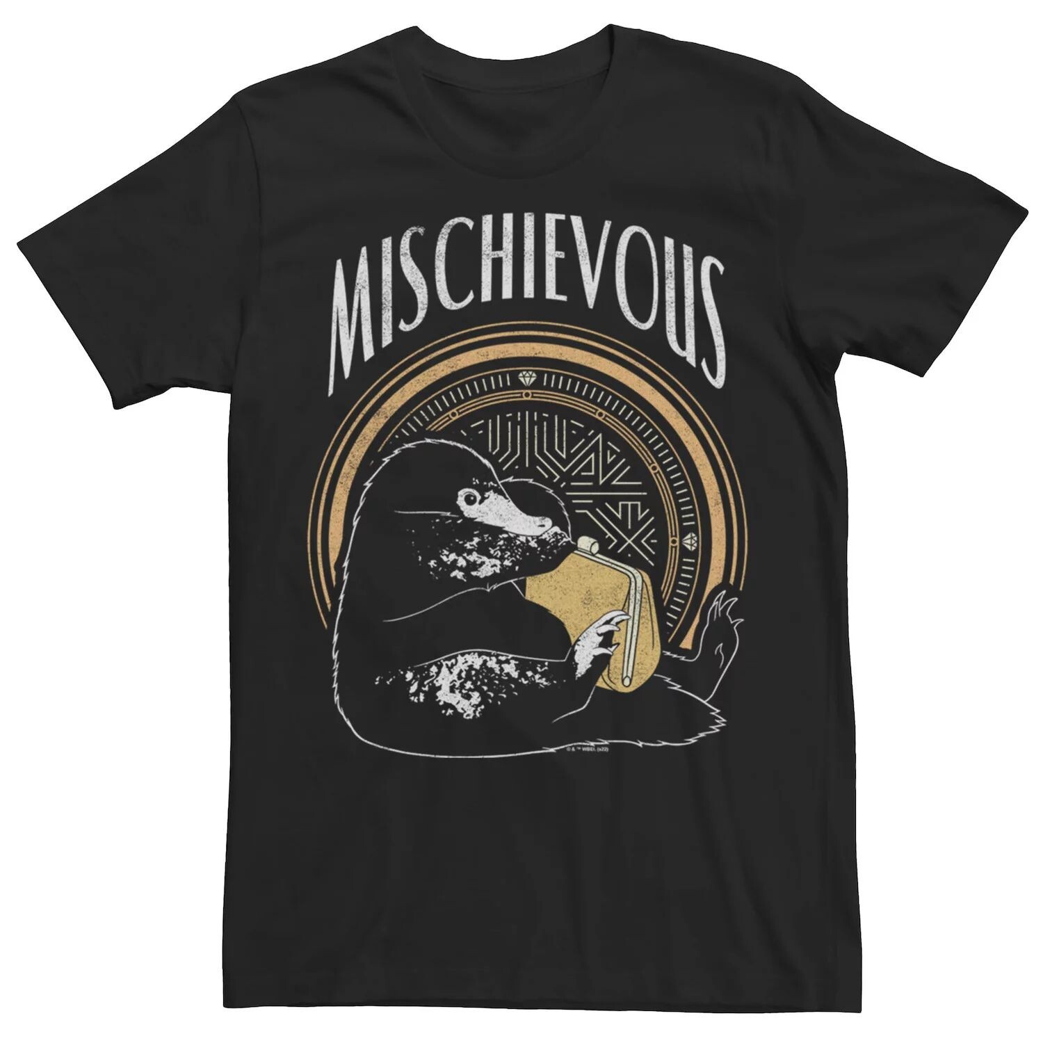 Мужская футболка Fantastic Beast Grindelwald Distressed Niffler Mischievous Tee Licensed Character
Мужская футболка Fantastic Beast Grindelwald Distressed Niffler Mischievous Tee Licensed Character