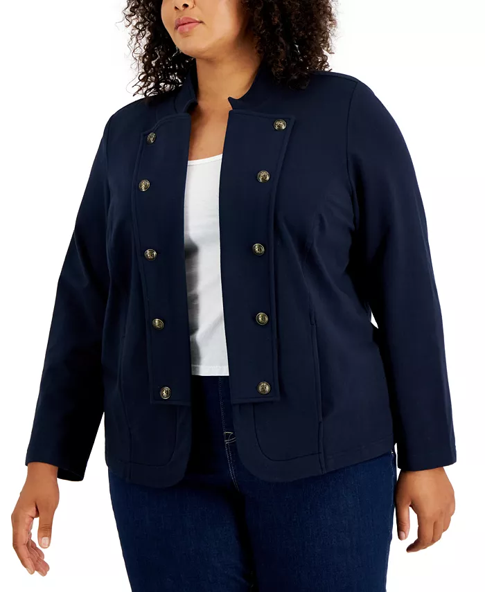 Военная куртка Plus Size Military Band Jacket Tommy Hilfiger, синий
Военная куртка Plus Size Military Band Jacket Tommy Hilfiger, синий