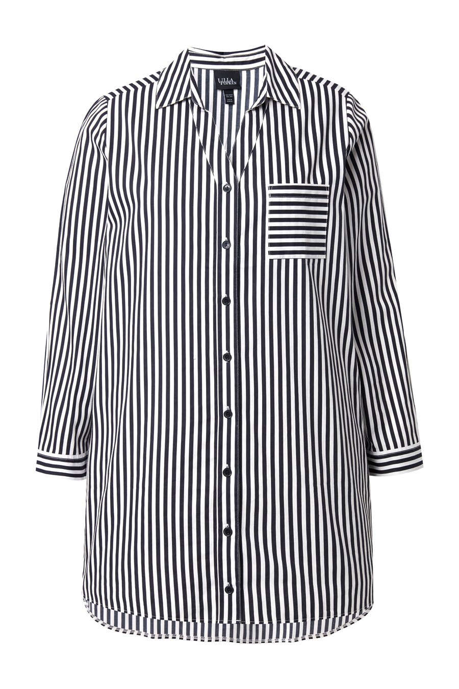 Блуза Ulla Popken, темно-синий/белый
Блуза Ulla Popken, темно-синий/белый