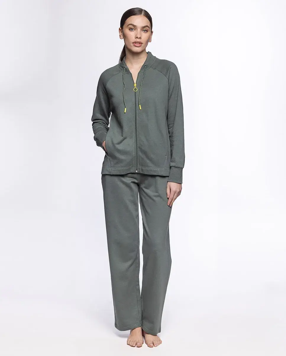 Женские домашние брюки из хлопка и модального флиса Punto Blanco, зеленый
Женские домашние брюки из хлопка и модального флиса Punto Blanco, зеленый