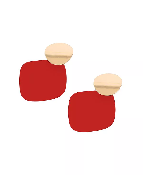 Женские контрастные серьги-подвески Sohi, red
Женские контрастные серьги-подвески Sohi, red