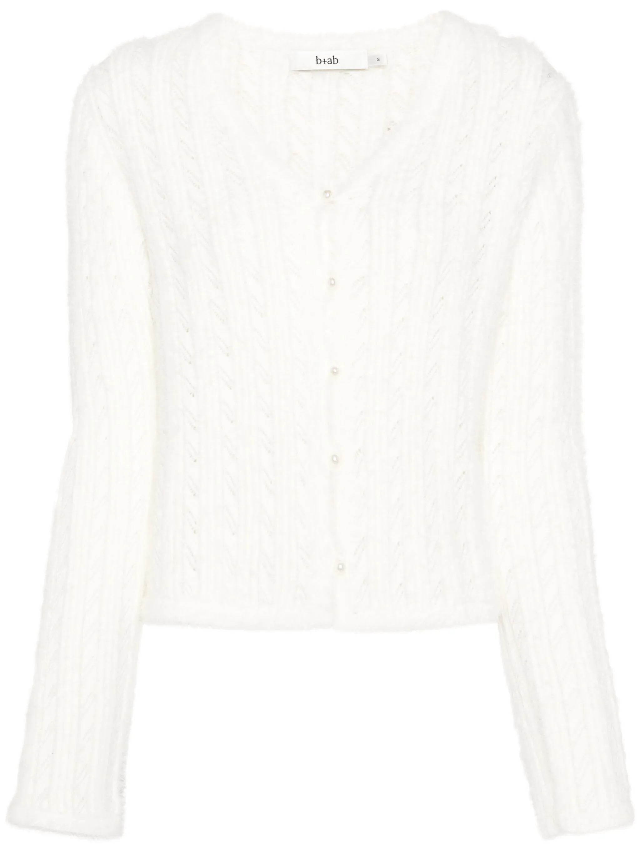 Кардиган с контрастными вставками B+Ab, кремовый
Кардиган с контрастными вставками B+Ab, кремовый