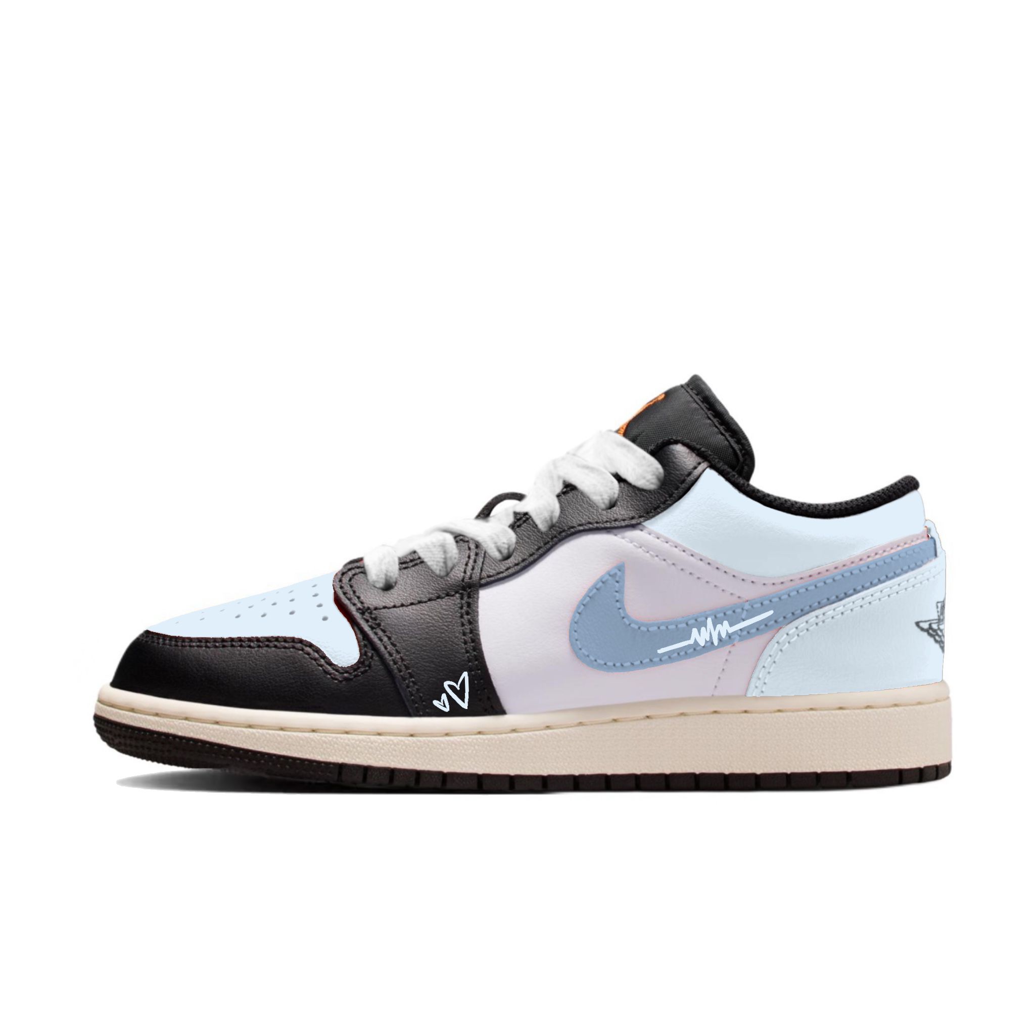 Jordan Air 1 Low Slip Resistant Abrasion Resistant низкие детские баскетбольные кроссовки Black Blue Unisex
Jordan Air 1 Low Slip Resistant Abrasion Resistant низкие детские баскетбольные кроссовки Black Blue Unisex