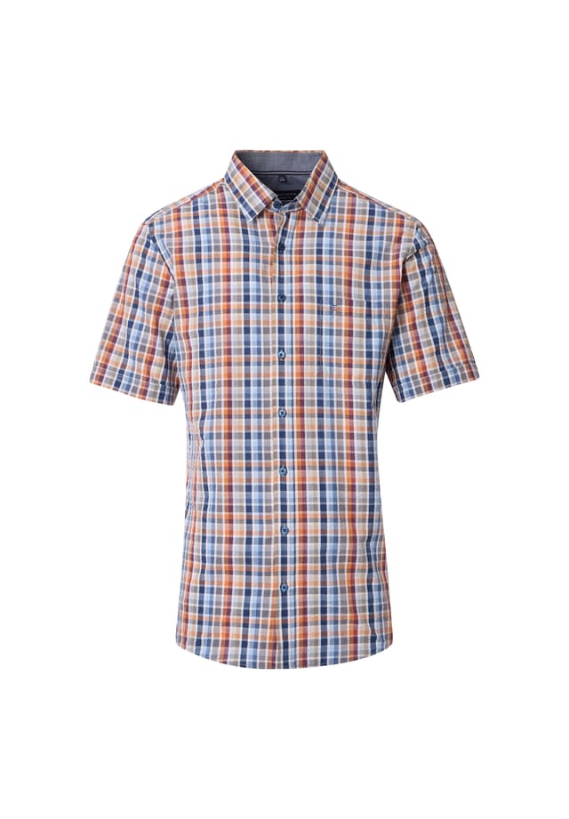 Повседневная рубашка с коротким рукавом в клетку удобная посадка Casamoda, голубой
Повседневная рубашка с коротким рукавом в клетку удобная посадка Casamoda, голубой