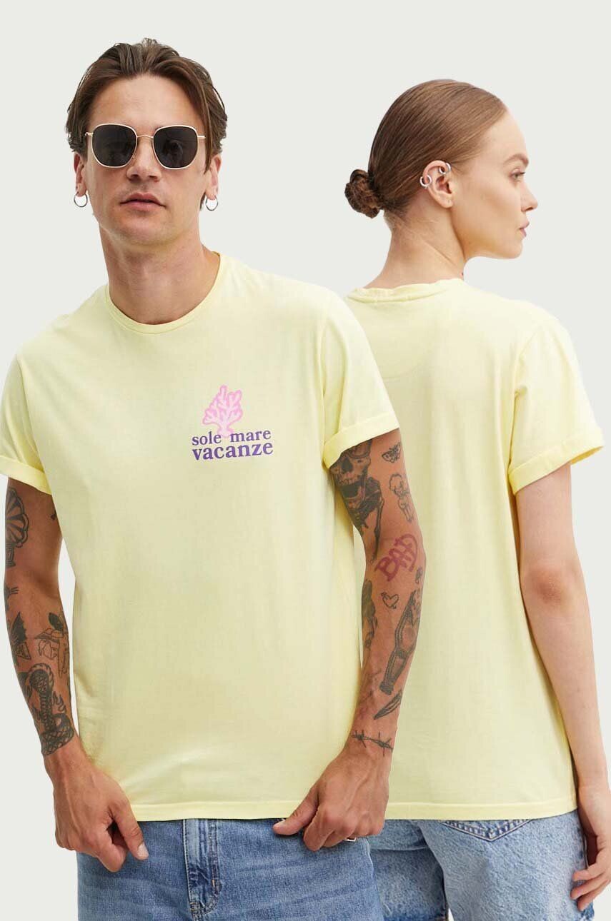 Хлопковая футболка Drivemebikini Sun Sea Holidays, желтый
Хлопковая футболка Drivemebikini Sun Sea Holidays, желтый
