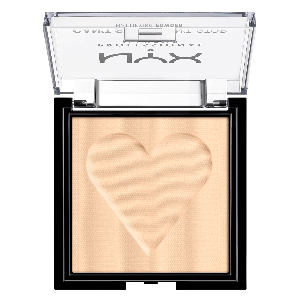 Компактная пудра с матирующим эффектом can't stop won't stop mattifying powder Nyx Professional Makeup, цвет light, вес 6 гр.
Компактная пудра с матирующим эффектом can't stop won't stop mattifying powder Nyx Professional Makeup, цвет light, вес 6 гр.