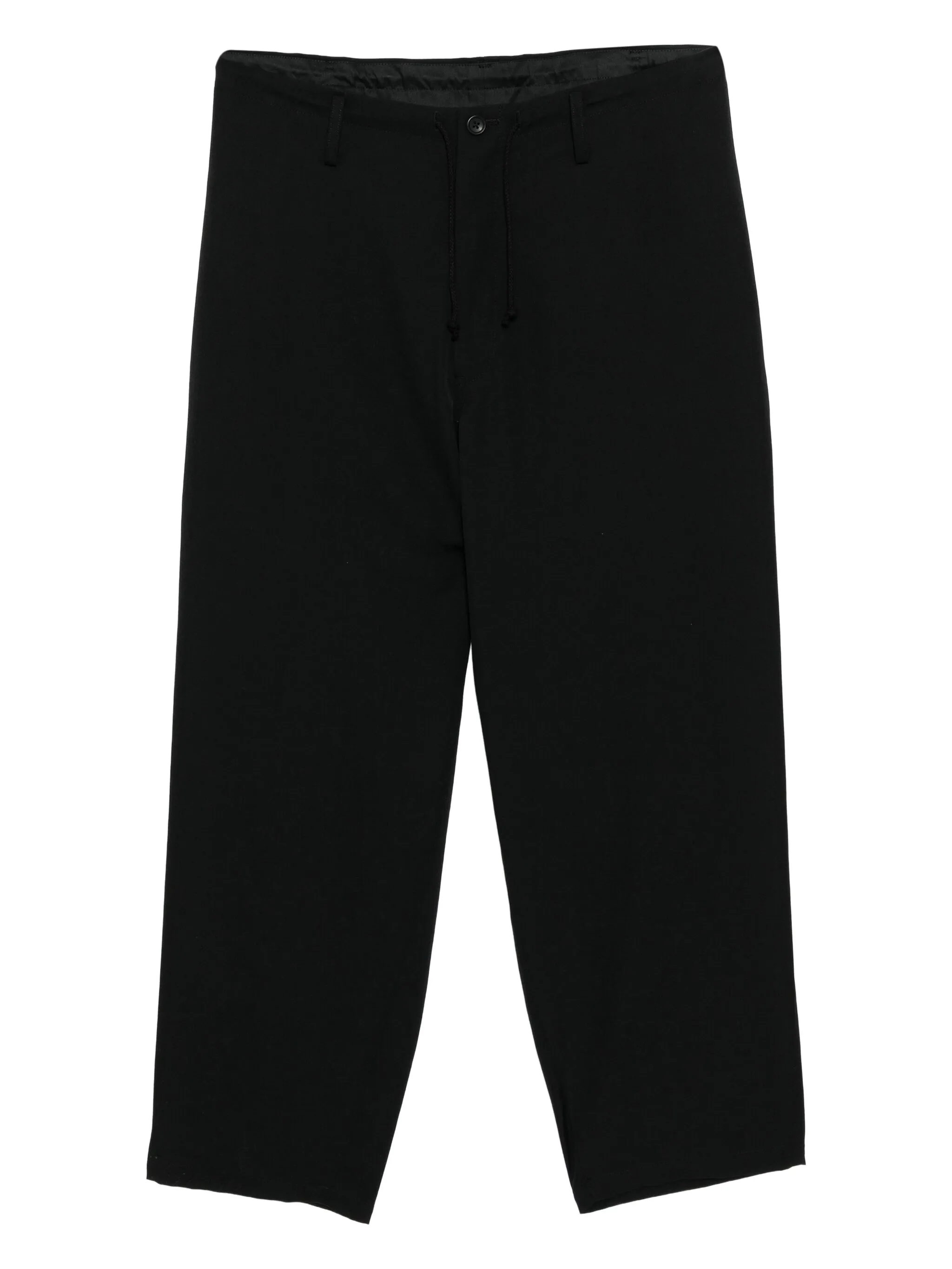 Зауженные брюки с кулиской Yohji Yamamoto, черный
Зауженные брюки с кулиской Yohji Yamamoto, черный