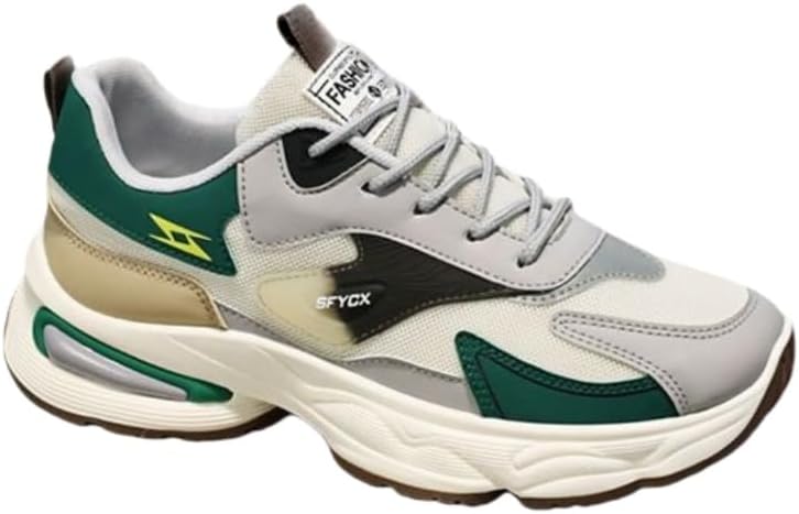 Мужские спортивные кроссовки с толстой подошвой и дышащей сеткой - удобная повседневная обувь для студентов, верх из ПУ, для ежедневных прогулок и бега на улице Fmshi, зеленый/хаки
Мужские спортивные кроссовки с толстой подошвой и дышащей сеткой - удобная повседневная обувь для студентов, верх из ПУ, для ежедневных прогулок и бега на улице Fmshi, зеленый/хаки