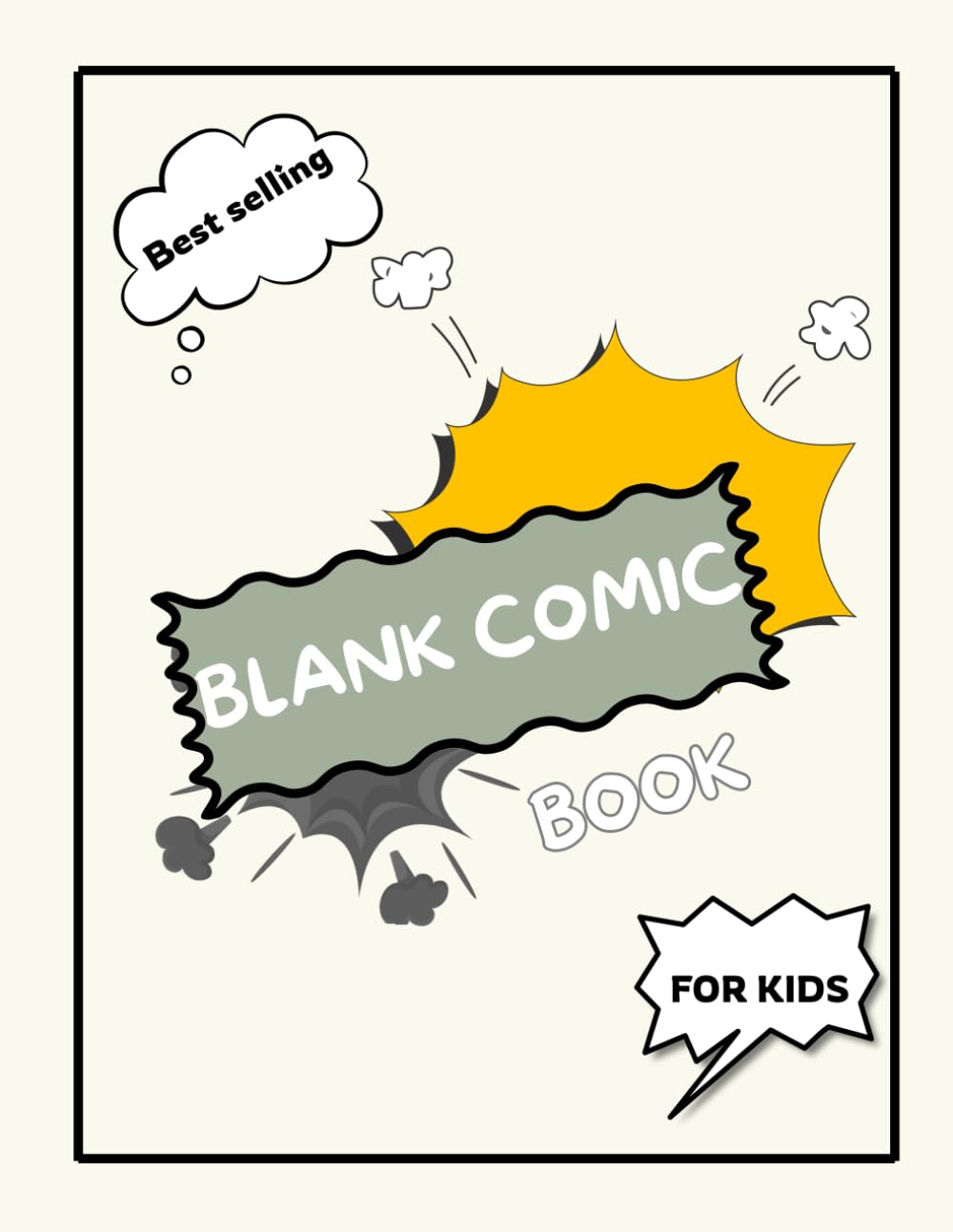 Blank comic book for kids: Create your own action-packed stories with a variety of panel layouts in this 100+ page notebook (Independently published)
Blank comic book for kids: Create your own action-packed stories with a variety of panel layouts in this 100+ page notebook (Independently published)