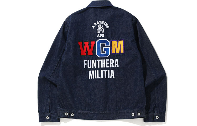 Джинсовая куртка Shark Series для мужчин, темно-синий A Bathing Ape
Джинсовая куртка Shark Series для мужчин, темно-синий A Bathing Ape