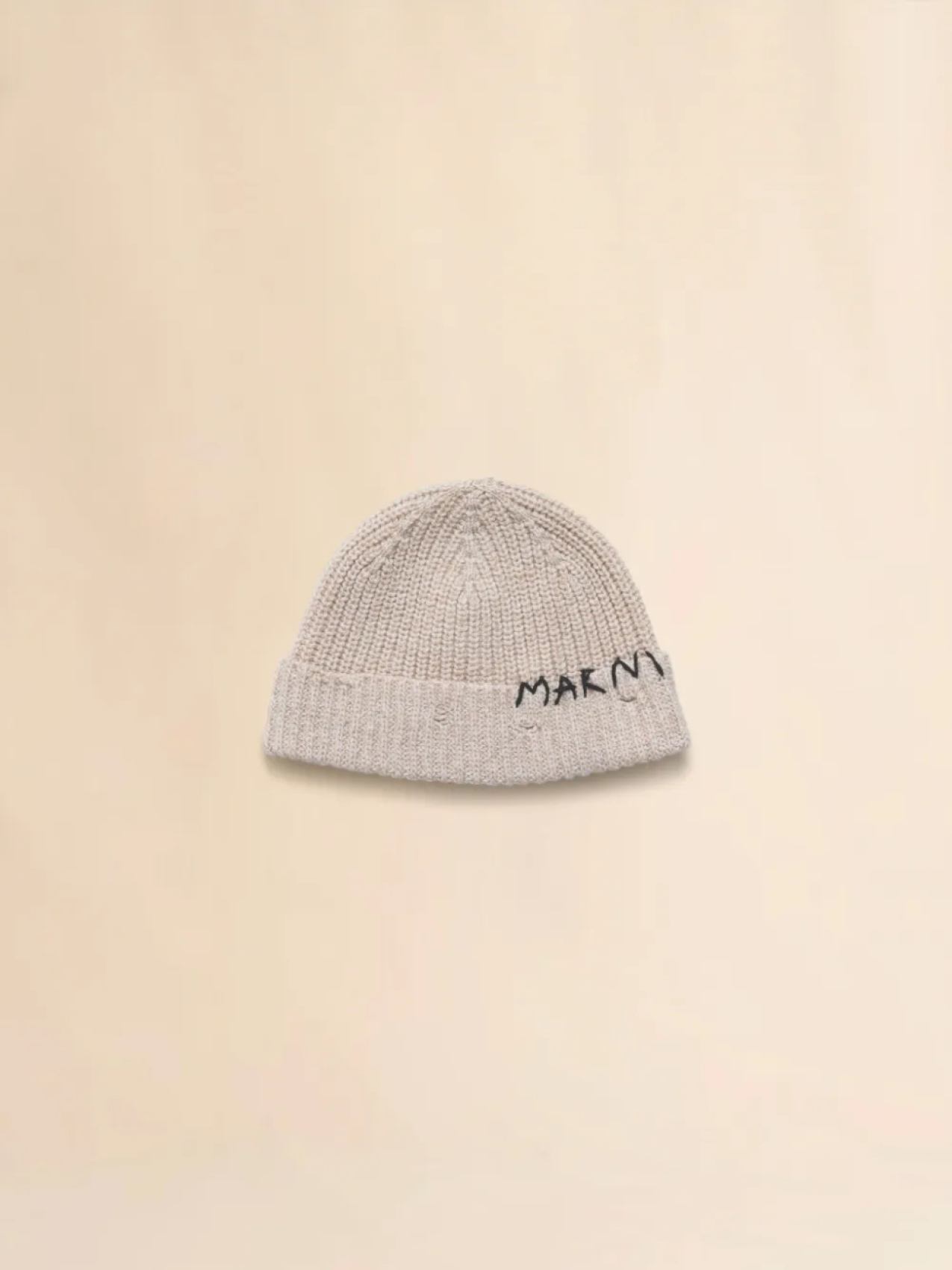Шапка-бини с вышитым логотипом Marni, нейтральный
Шапка-бини с вышитым логотипом Marni, нейтральный