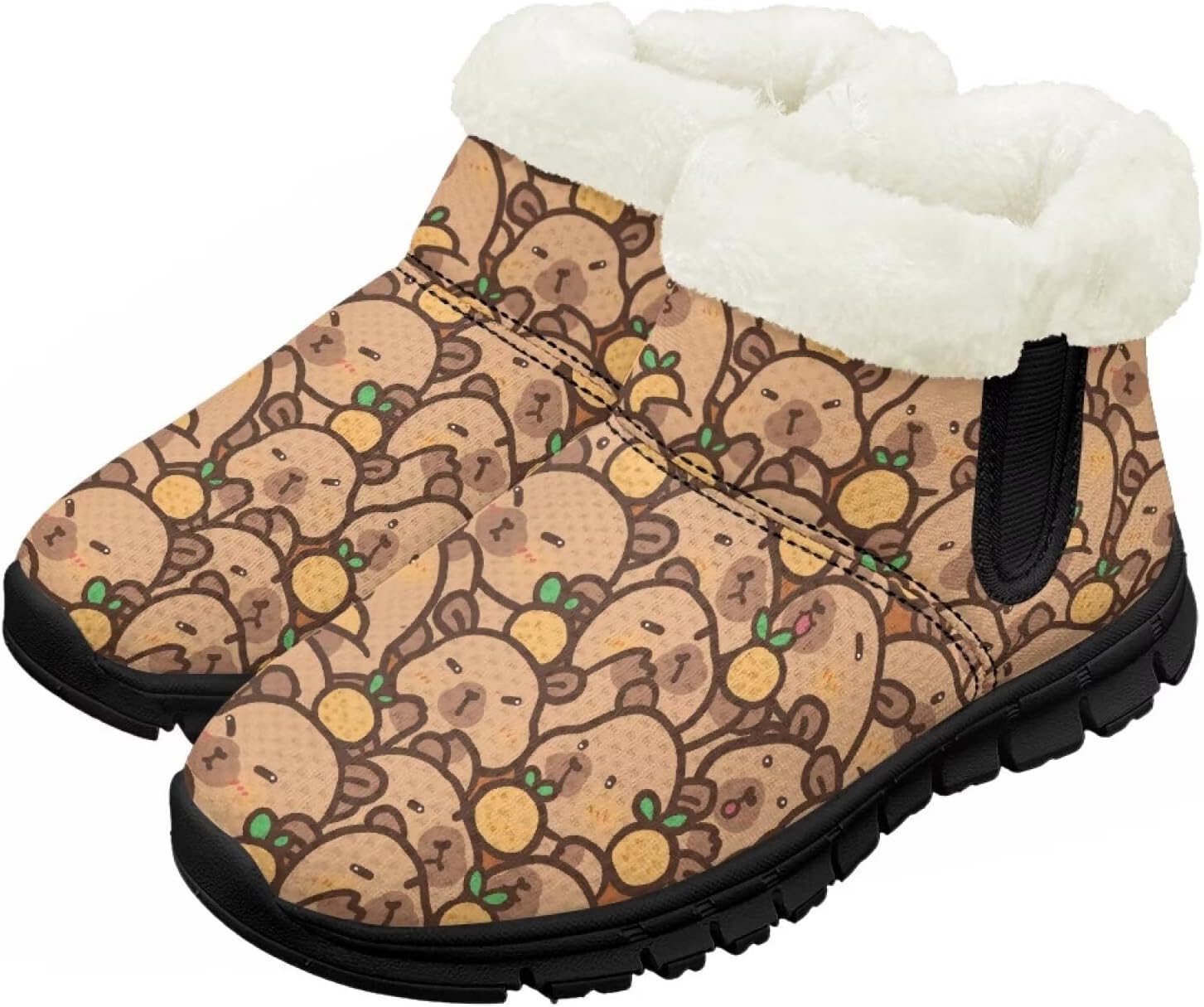 Детские зимние ботинки для мальчиков и девочек, обувь для холодной погоды, прогулочные, с нескользящей подошвой, утепленные мини-ботинки, теплые зимние снежные ботинки Suhoaziia, Cute Capybara
Детские зимние ботинки для мальчиков и девочек, обувь для холодной погоды, прогулочные, с нескользящей подошвой, утепленные мини-ботинки, теплые зимние снежные ботинки Suhoaziia, Cute Capybara