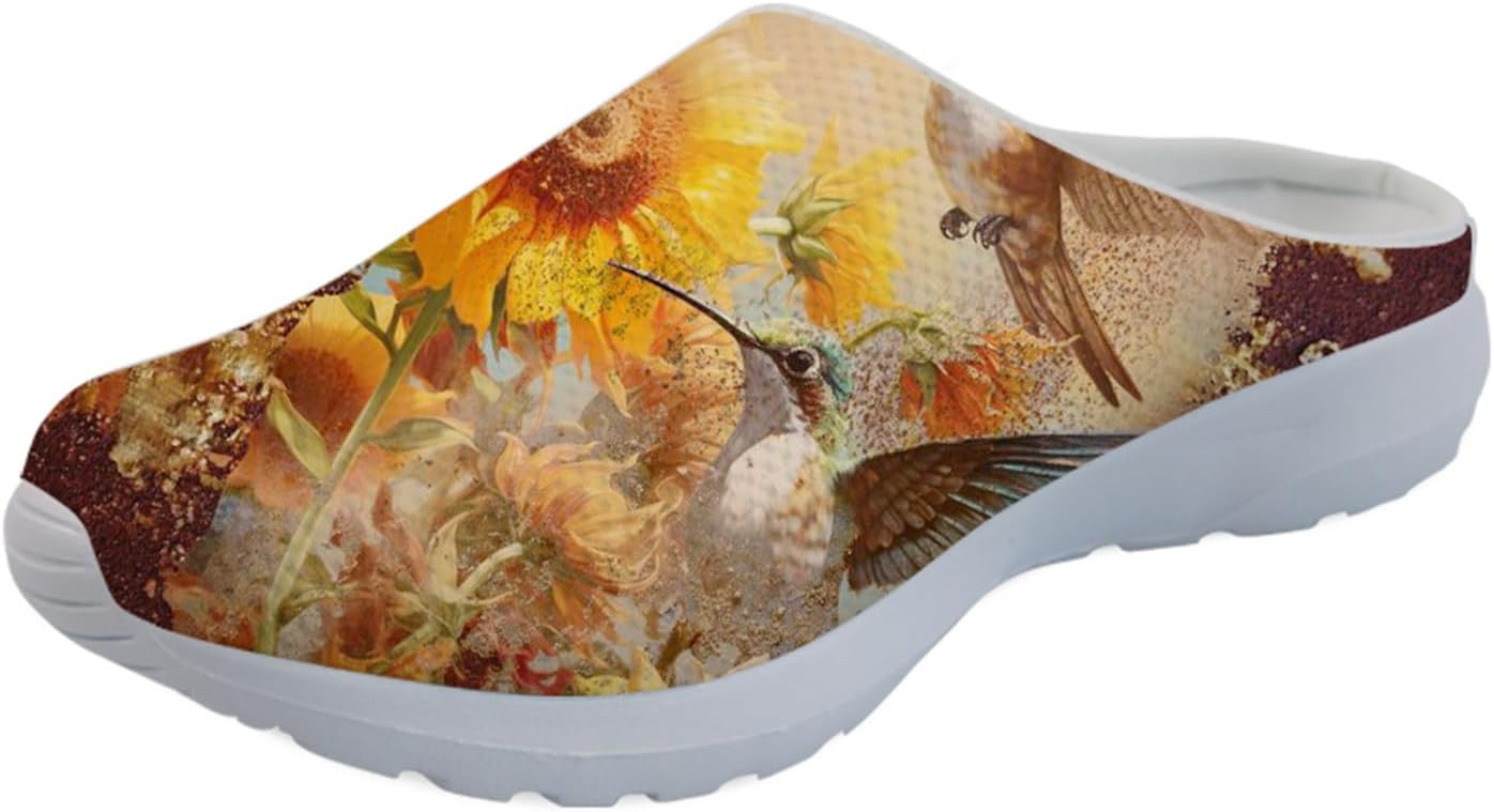 Forchrinse Hawaiian Palm Tree Watercolor Sky Beach Женские слипоны-мюли Мужские прогулочные кроссовки Садовые сабо Домашние туфли Легкие, Retro Hummingbird Sunflower
Forchrinse Hawaiian Palm Tree Watercolor Sky Beach Женские слипоны-мюли Мужские прогулочные кроссовки Садовые сабо Домашние туфли Легкие, Retro Hummingbird Sunflower