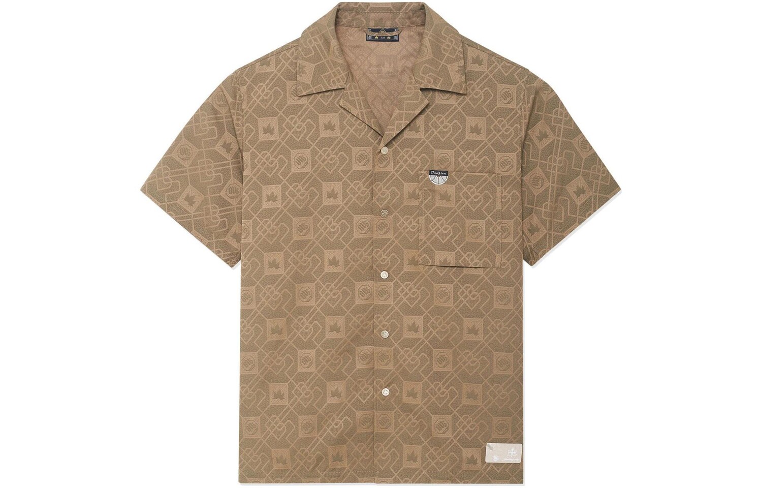 Мужская рубашка Badfive Raw Brown Lining, коричневый
Мужская рубашка Badfive Raw Brown Lining, коричневый