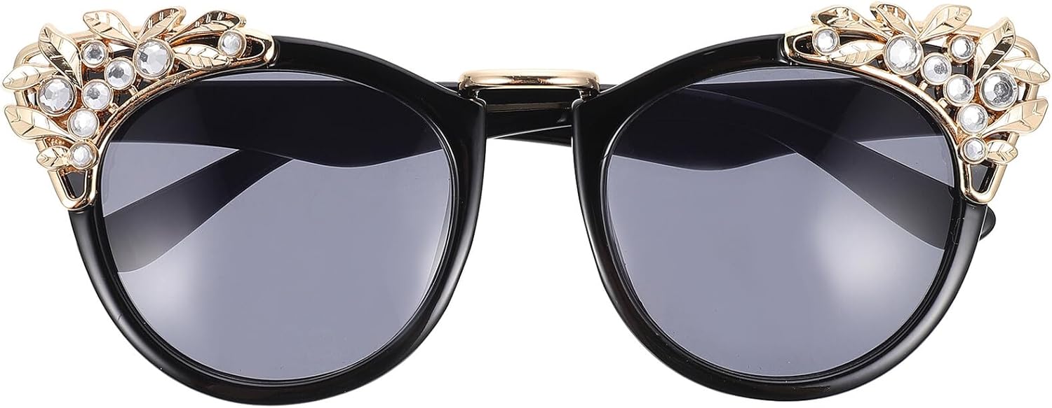 Солнцезащитные очки «кошачий глаз» со стразами для женщин, ретро-стильные солнцезащитные очки для активного отдыха с защитой от УФ-излучения, черно-серые линзы, большие очки для летнего отпуска ifundom, Black
Солнцезащитные очки «кошачий глаз» со стразами для женщин, ретро-стильные солнцезащитные очки для активного отдыха с защитой от УФ-излучения, черно-серые линзы, большие очки для летнего отпуска ifundom, Black