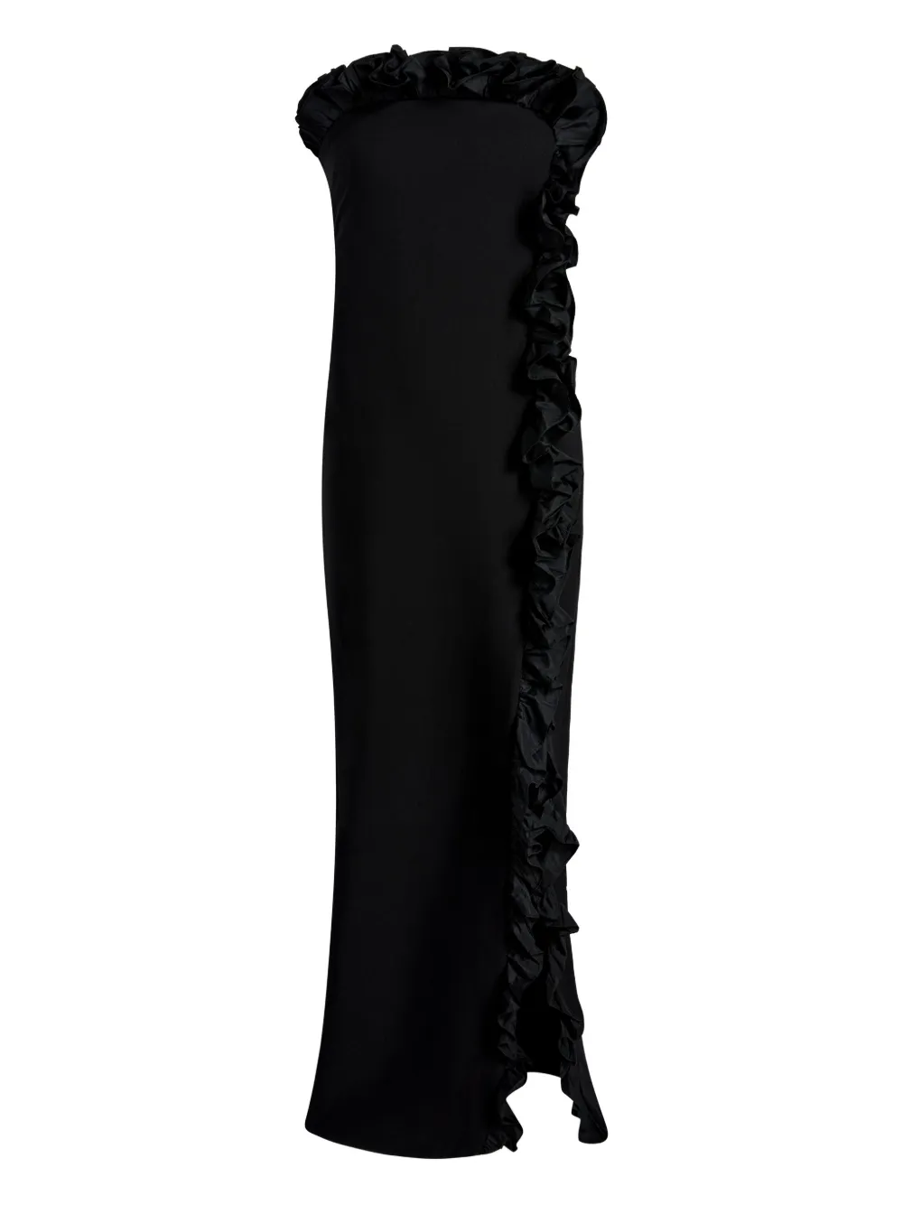 Вечернее платье с оборками Cinq A Sept, черный
Вечернее платье с оборками Cinq A Sept, черный