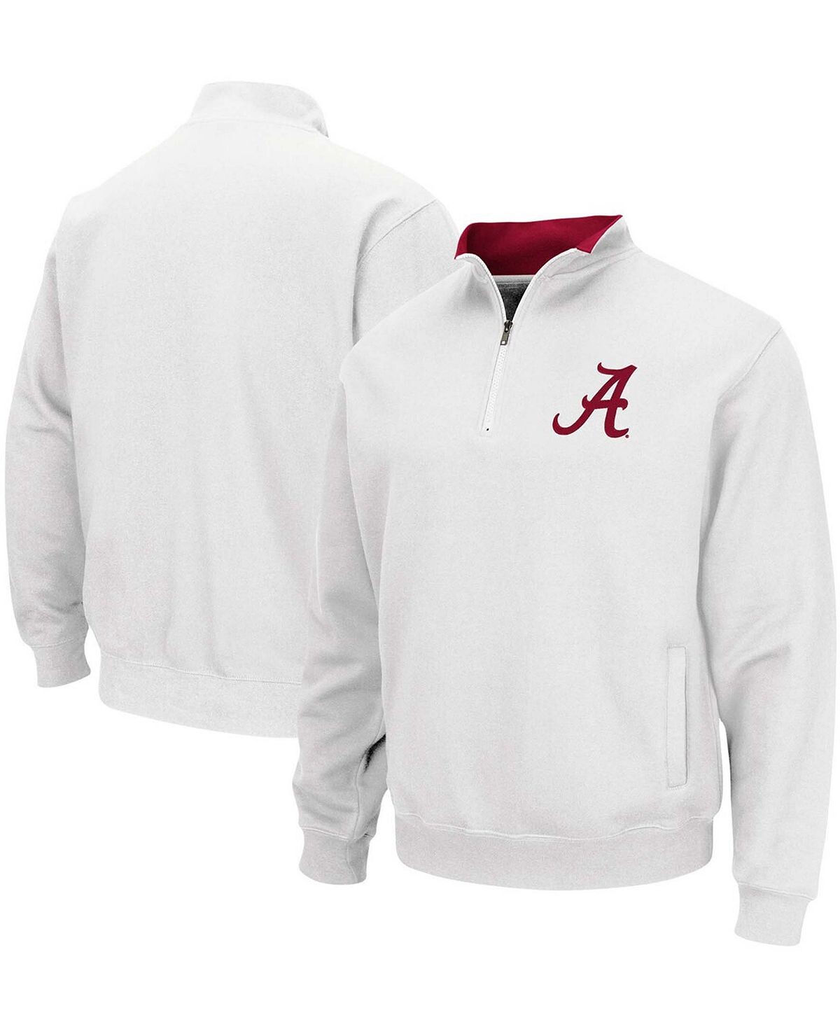 Мужской белый пуловер с молнией в четверть и логотипом Alabama Crimson Tide Tortugas Colosseum
Мужской белый пуловер с молнией в четверть и логотипом Alabama Crimson Tide Tortugas Colosseum