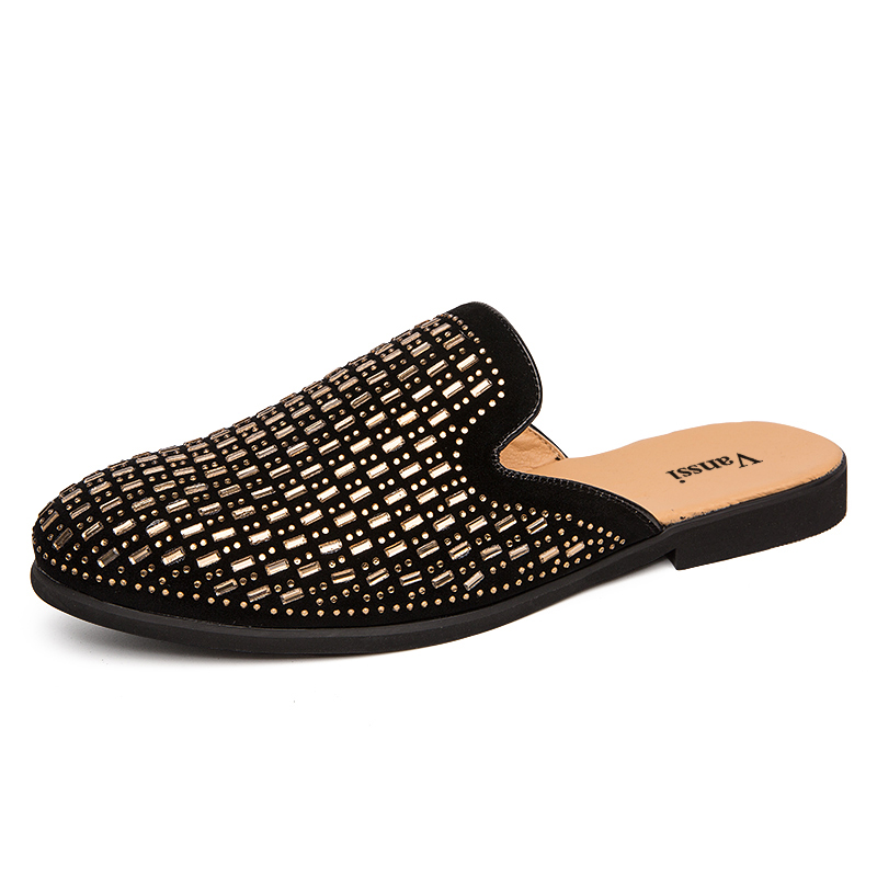 VANSSI Закрытые тапочки мужские золотые, цвет Gold
VANSSI Закрытые тапочки мужские золотые, цвет Gold