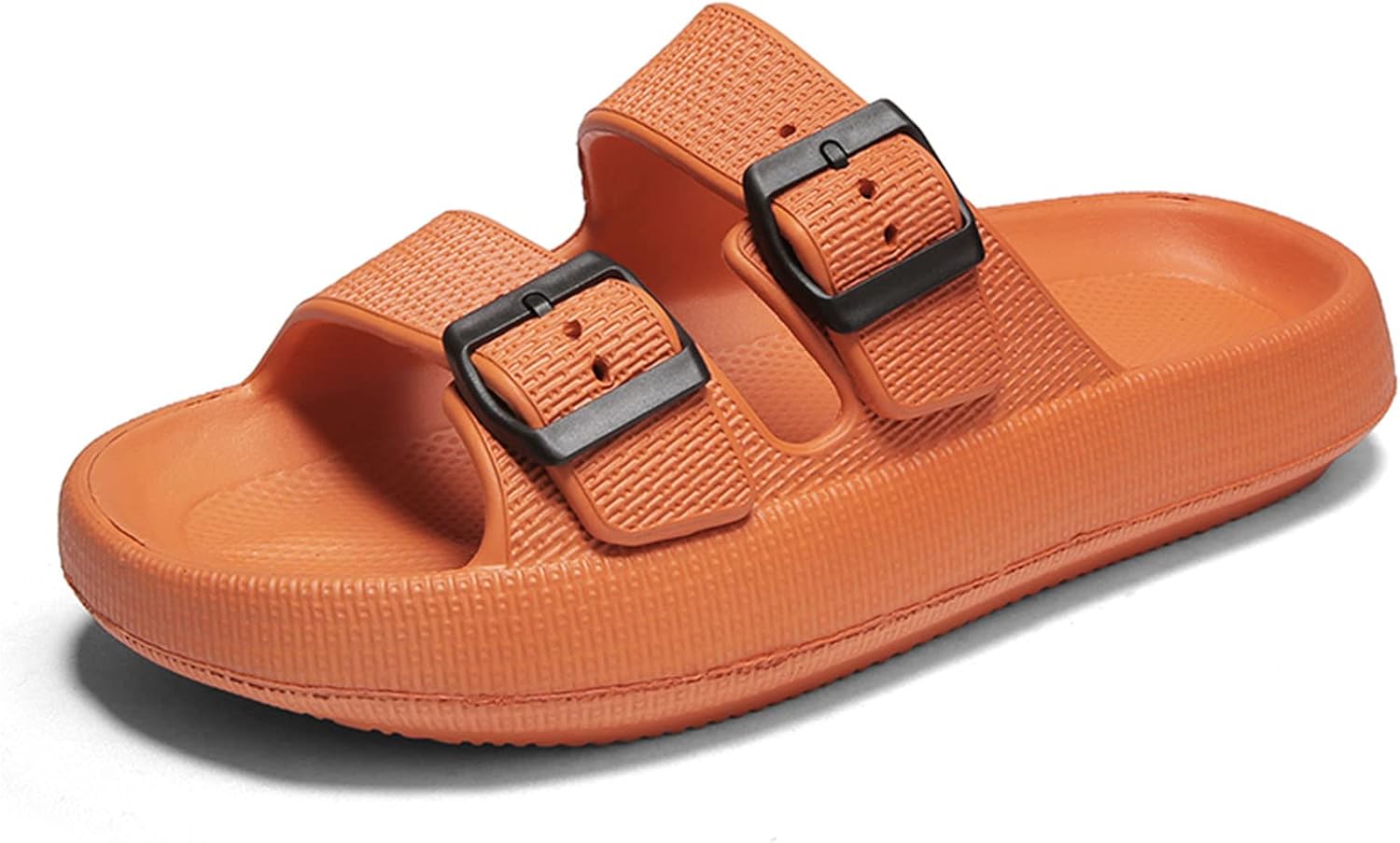 Унисекс сандалии с двойной пряжкой, регулируемые, из EVA, комфортные, плоские, водонепроницаемые резиновые шлепанцы Cloud Eliogn, оранжевый
Унисекс сандалии с двойной пряжкой, регулируемые, из EVA, комфортные, плоские, водонепроницаемые резиновые шлепанцы Cloud Eliogn, оранжевый