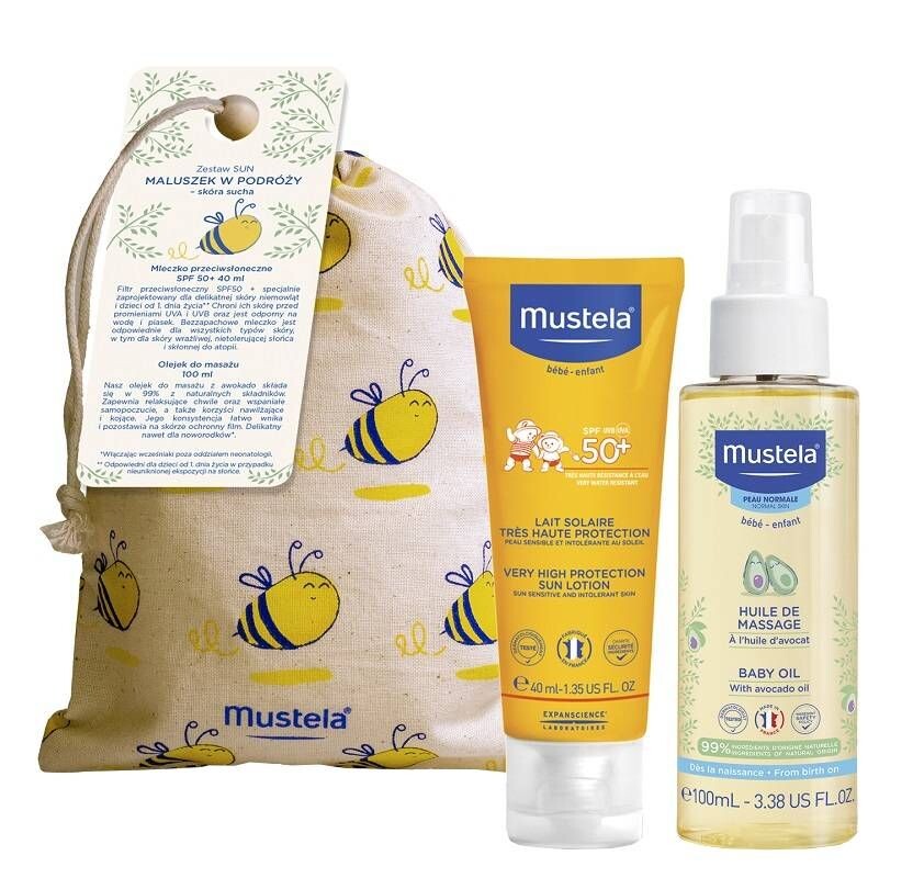Набор дермокосметики Mustela Sun Maluszek w Podróży, 1 шт
Набор дермокосметики Mustela Sun Maluszek w Podróży, 1 шт