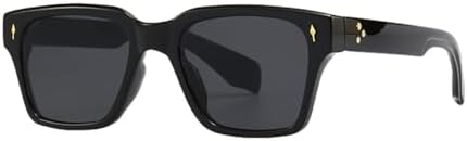 Мужские солнцезащитные очки в квадратной оправе с защитой от УФ-излучения UV400, летний стиль, модные женские солнцезащитные очки для женщин, коричневые и черные MTZJH, Black
Мужские солнцезащитные очки в квадратной оправе с защитой от УФ-излучения UV400, летний стиль, модные женские солнцезащитные очки для женщин, коричневые и черные MTZJH, Black