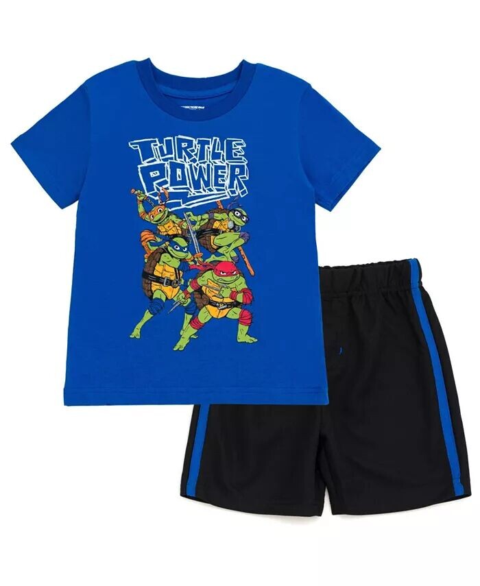 Комплект из футболки и шорт для мальчика Donatello Leonardo Michelangelo Raphael Teenage Mutant Ninja Turtles, синий
Комплект из футболки и шорт для мальчика Donatello Leonardo Michelangelo Raphael Teenage Mutant Ninja Turtles, синий