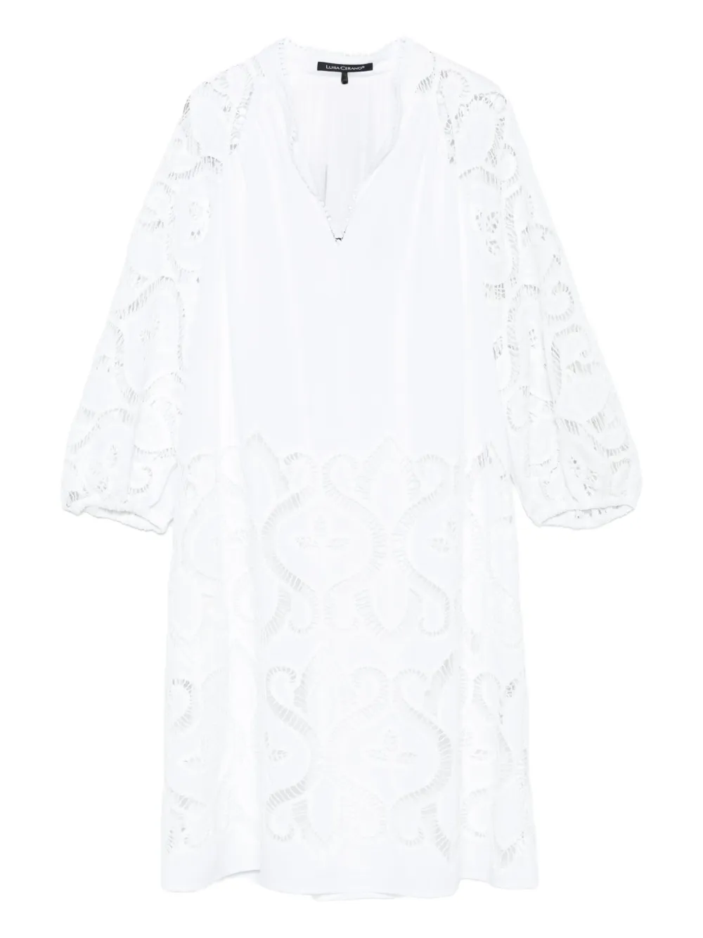 Платье мини с объемными рукавами Luisa Cerano, белый
Платье мини с объемными рукавами Luisa Cerano, белый