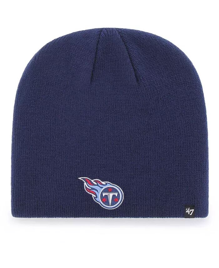 Мужская темно-синяя вязаная шапка с логотипом Tennessee Titans Primary '47 Brand, синий
Мужская темно-синяя вязаная шапка с логотипом Tennessee Titans Primary '47 Brand, синий