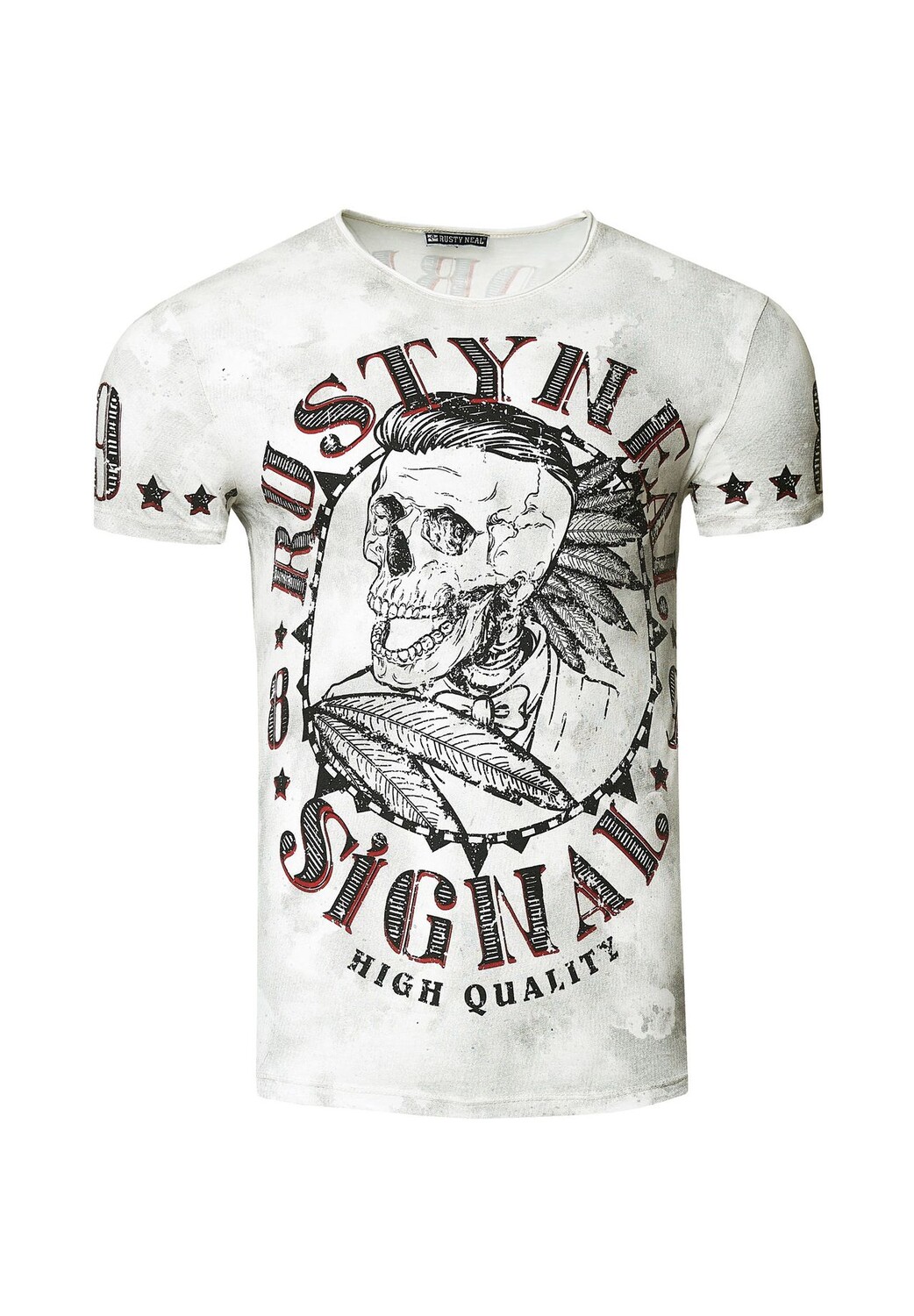 Футболка со стильным принтом черепа RUSTY NEAL
Футболка со стильным принтом черепа RUSTY NEAL