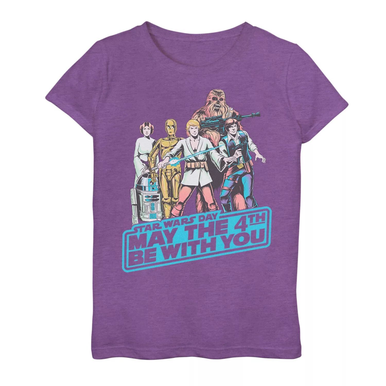 Футболка с рисунком группы «Звездные войны, пусть будет с тобой» для девочек 7–16 лет Star Wars
Футболка с рисунком группы «Звездные войны, пусть будет с тобой» для девочек 7–16 лет Star Wars