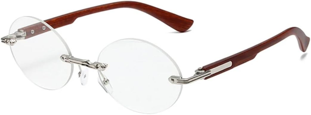 Популярные овальные солнцезащитные очки для женщин и мужчин в стиле ретро, без оправы, с прозрачными линзами с градиентом цвета океана, защитой от УФ-излучения UV400, в стиле панк UATXTAU, Silver Clear
Популярные овальные солнцезащитные очки для женщин и мужчин в стиле ретро, без оправы, с прозрачными линзами с градиентом цвета океана, защитой от УФ-излучения UV400, в стиле панк UATXTAU, Silver Clear