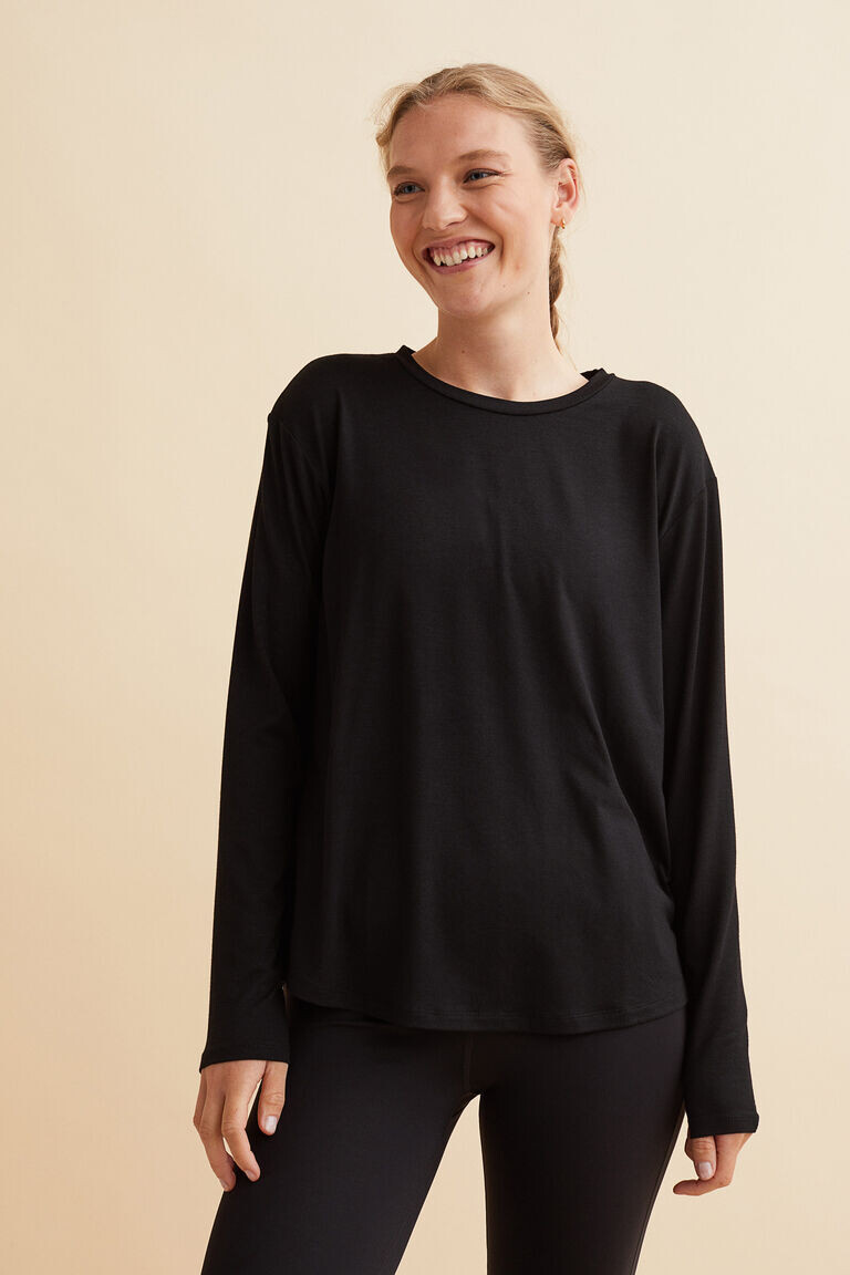 Спортивный топ H&M, черный
Спортивный топ H&M, черный