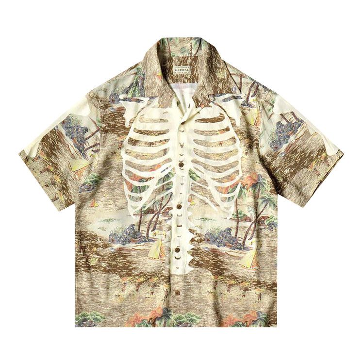 Рубашка Kapital Rayon Kamekameha Bone Aloha Shirt, Brown
Рубашка Kapital Rayon Kamekameha Bone Aloha Shirt, Brown