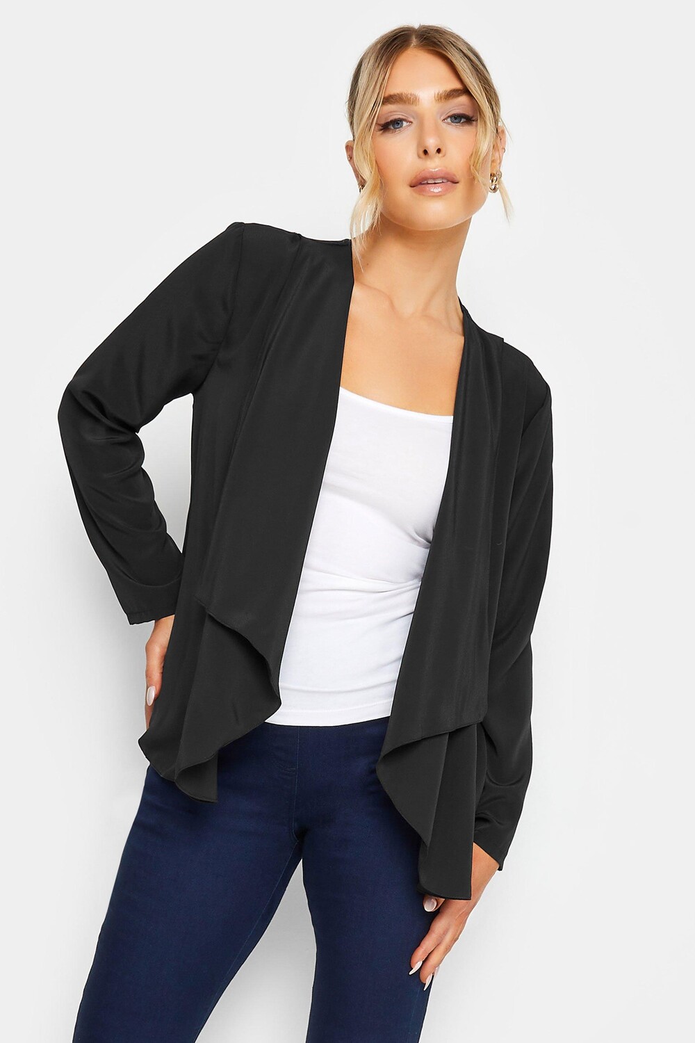 Джерси-жакет M&Co, черный 
Джерси-жакет M&Co, черный