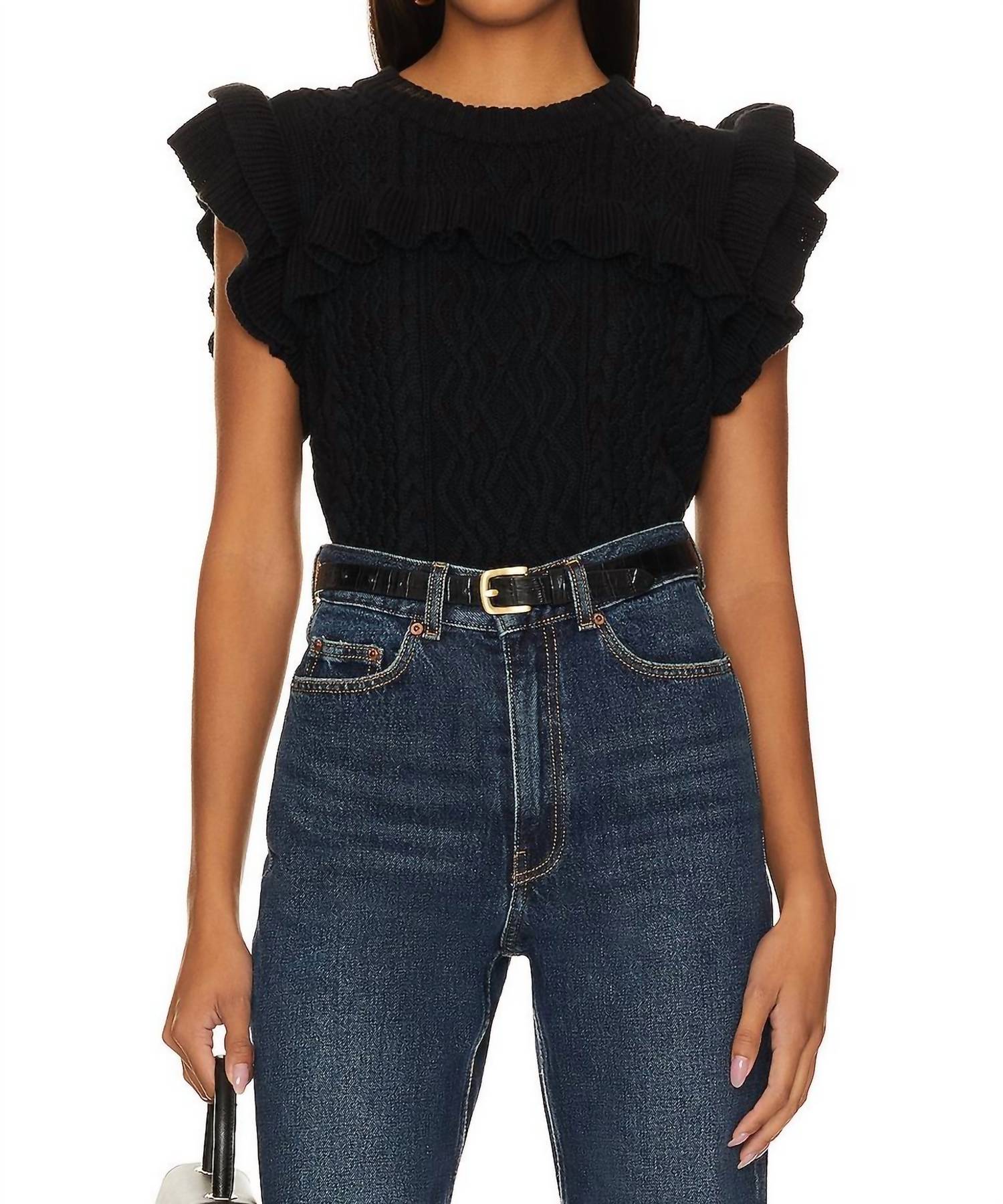 Жилет-свитер Zofia черного цвета Cleobella
Жилет-свитер Zofia черного цвета Cleobella