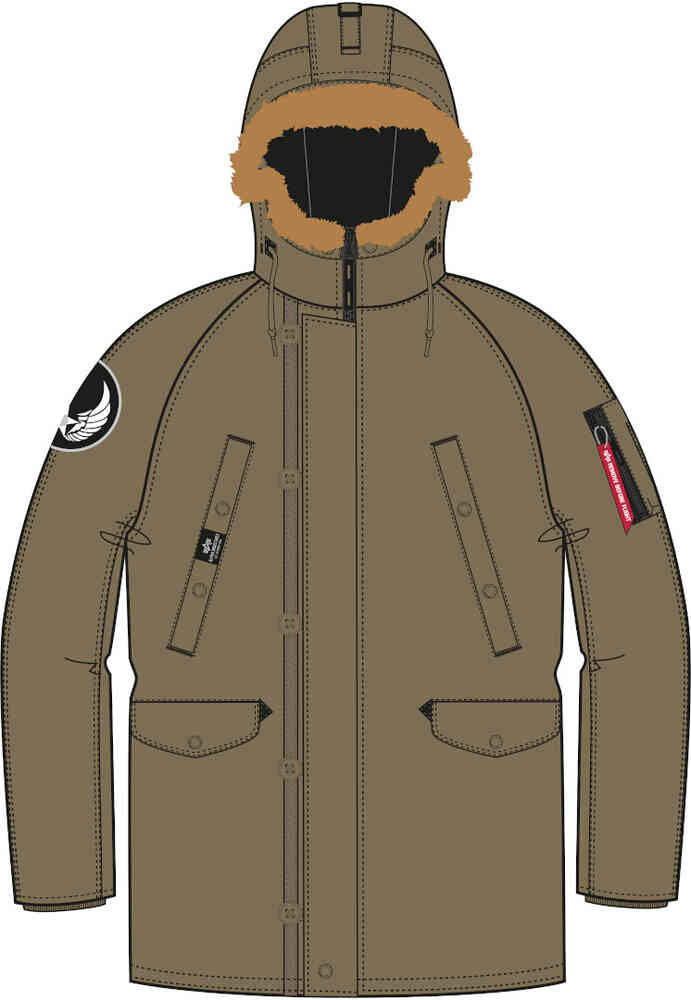 Куртка десантника N3B Alpha Industries, хаки
Куртка десантника N3B Alpha Industries, хаки