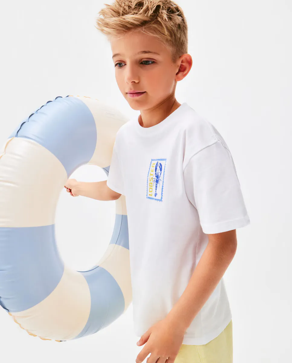 Футболка для мальчиков с короткими рукавами и принтом Kids El Corte Inglés, белый
Футболка для мальчиков с короткими рукавами и принтом Kids El Corte Inglés, белый