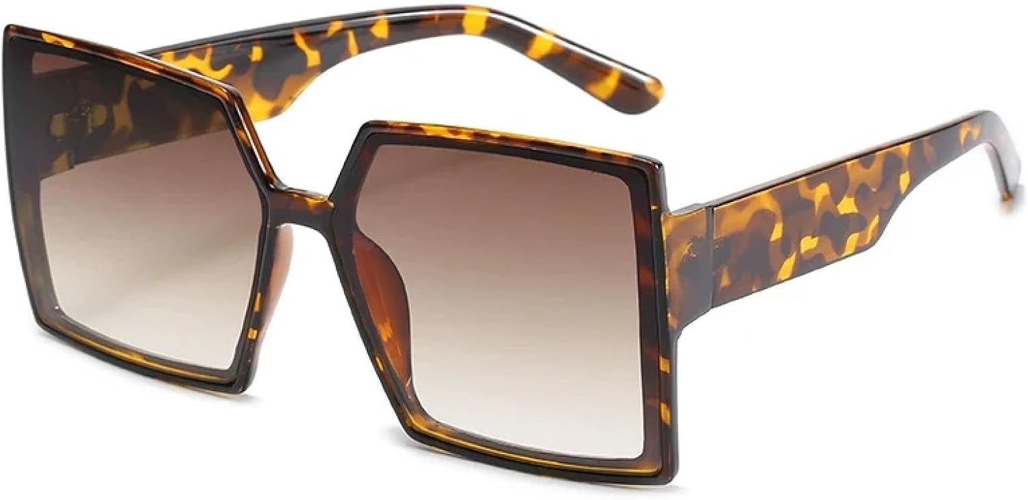 Модные солнцезащитные очки в крупной оправе для женщин и мужчин, в стиле ретро, для летних путешествий, с защитой от УФ-излучения UV400 TKKTLLT, Leopard Gradient Tea
Модные солнцезащитные очки в крупной оправе для женщин и мужчин, в стиле ретро, для летних путешествий, с защитой от УФ-излучения UV400 TKKTLLT, Leopard Gradient Tea