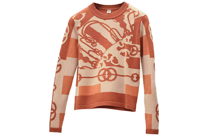 Кашемировый свитер женский кленово-коричневый Hermes
Кашемировый свитер женский кленово-коричневый Hermes