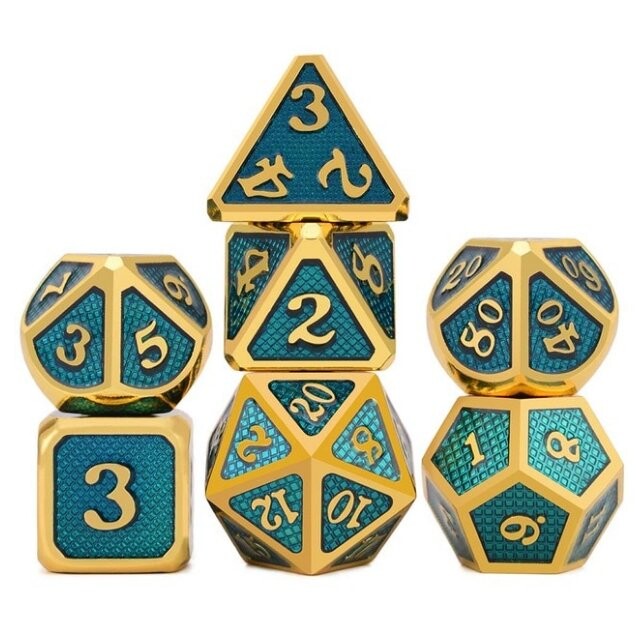 Набор кубиков Monster from the Deep RPG из 7 металлических кубиков RGFK
Набор кубиков Monster from the Deep RPG из 7 металлических кубиков RGFK