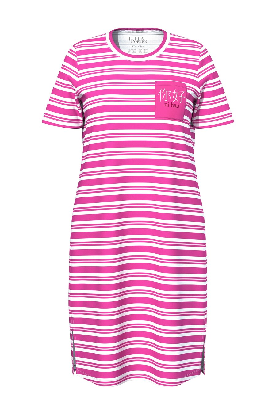 Ночная рубашка Ulla Popken, цвет Neon pink 
Ночная рубашка Ulla Popken, цвет Neon pink