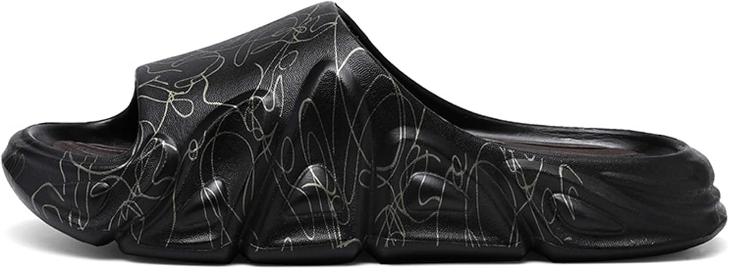 Летние тапочки с водной печатью, с ощущением, будто наступаешь на какашку, противоскользящие и износостойкие Generic, черный
Летние тапочки с водной печатью, с ощущением, будто наступаешь на какашку, противоскользящие и износостойкие Generic, черный