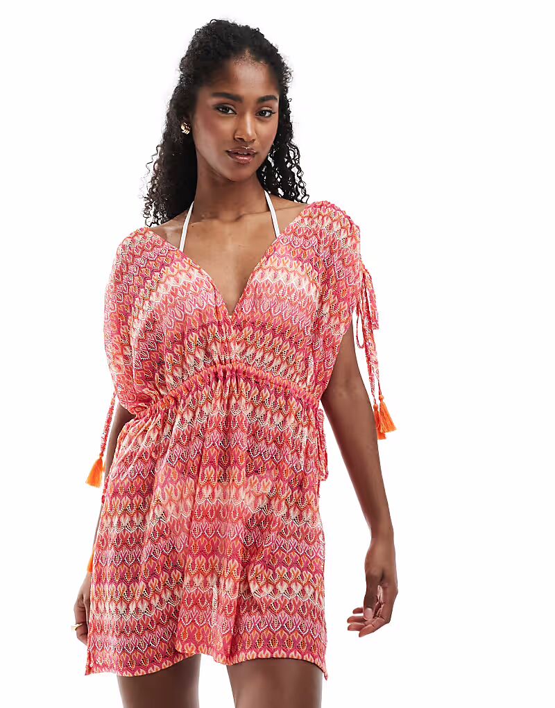 Пляжное мини-платье Accesorize крючком розового цвета Accessorize
Пляжное мини-платье Accesorize крючком розового цвета Accessorize